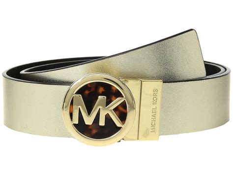 black michael kors belt with 2 straps|michael kors belt size.